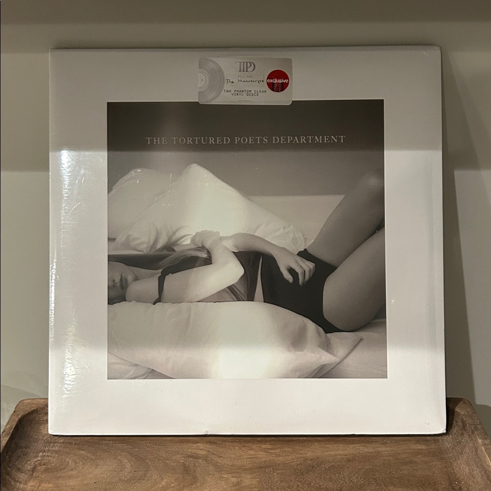 Taylor Swift Tortured Poets Department Vinyl Sealed The Manuscript Phantom Clear